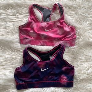 Set of Two Nike Sports Bras 💜😃